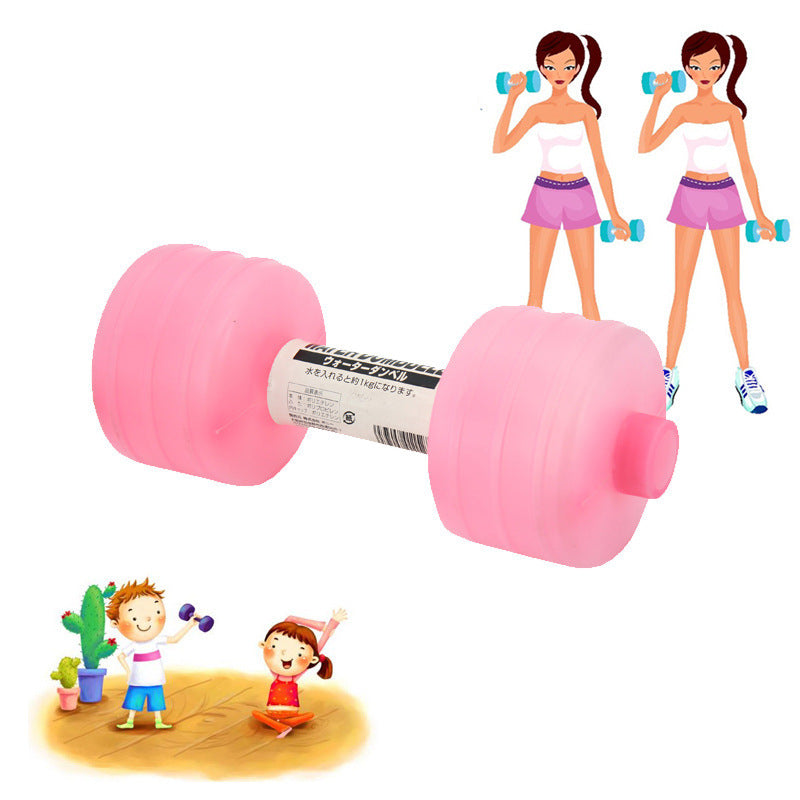 Portable Water-Filled Dumbbells - Adjustable Weight Fitness Hand Weights Fitness Hand Weights for Home, Travel & Yoga
