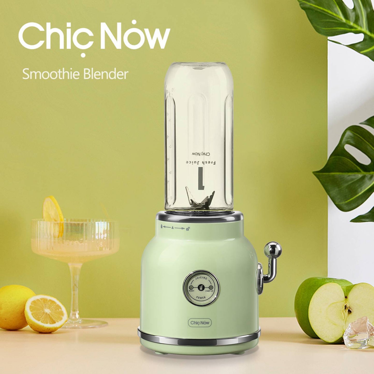 Personal Blender Maker for Shakes, Smoothies & Juices - 20.3 oz Mason Jar and Travel