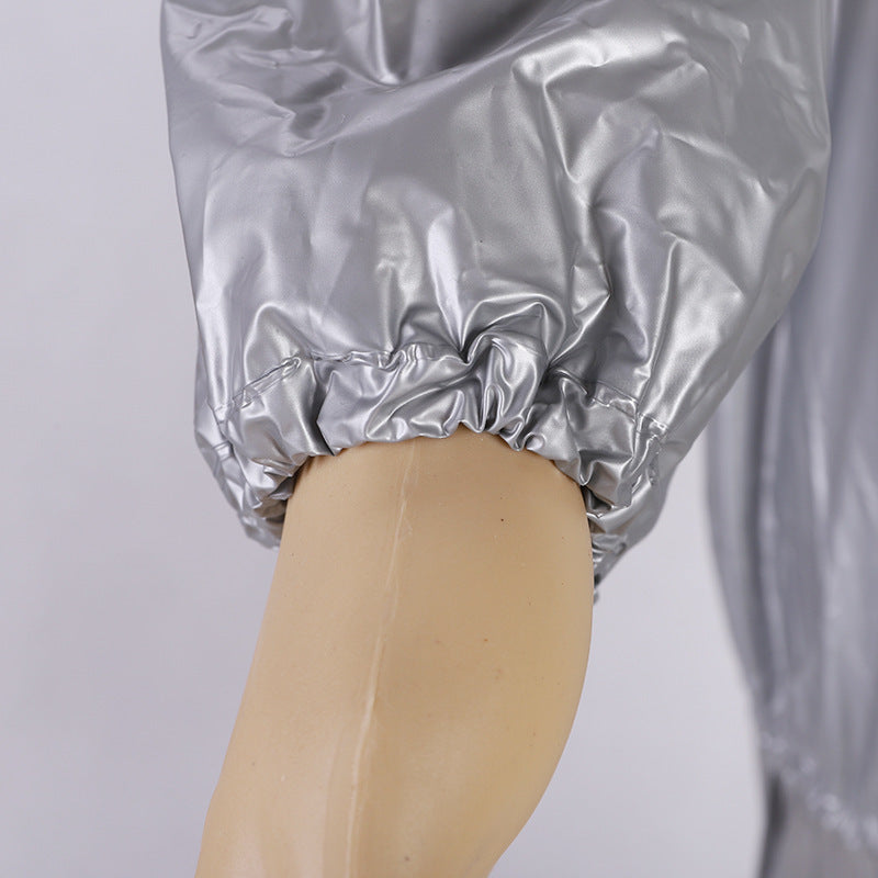 Unisex Silver Sauna Suit