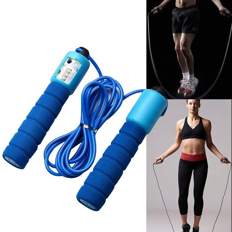 Adjustable Skipping Rope with Counter Speed Jump Rope for Cardio, Boxing, and Fitness Training