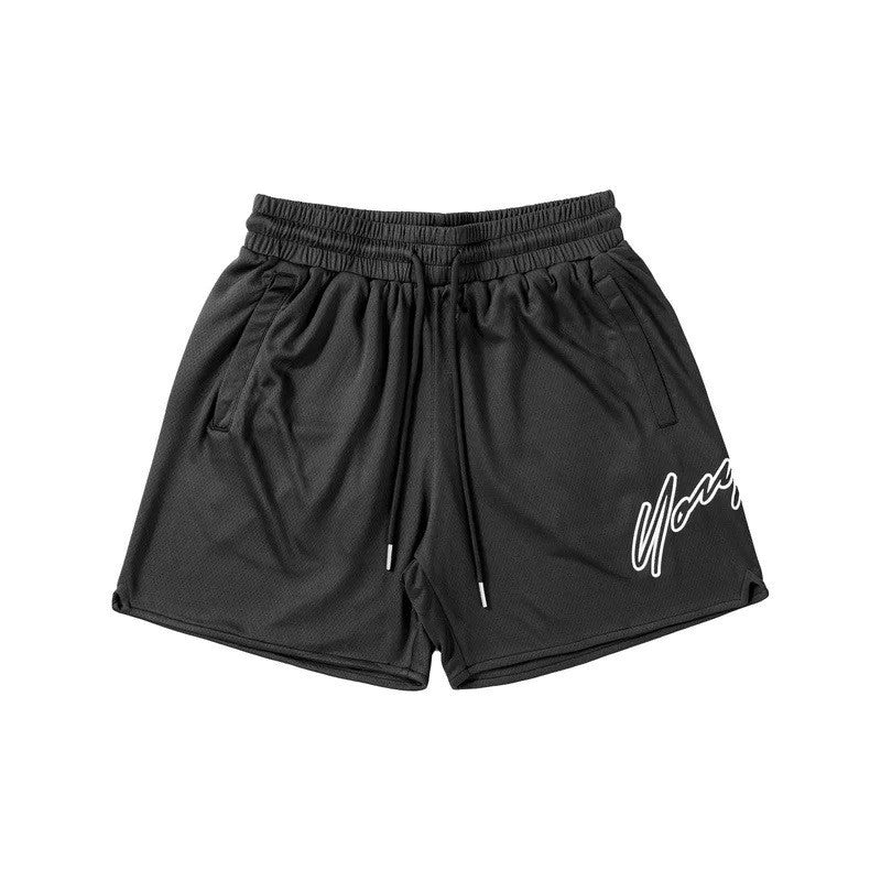 New American Style Men's Workout Shorts - Breathable & Sporty Fit