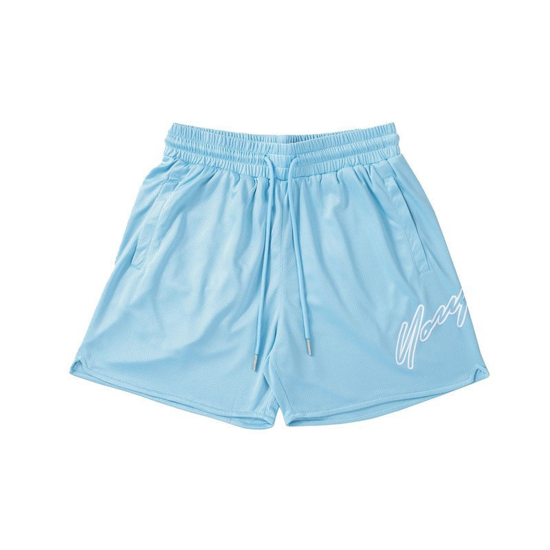 New American Style Men's Workout Shorts - Breathable & Sporty Fit