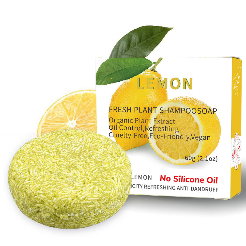 Organic Mint Solid Shampoo Bar -- Oil Control, Anti-Dandruff &Eco-Friendly Hair Care