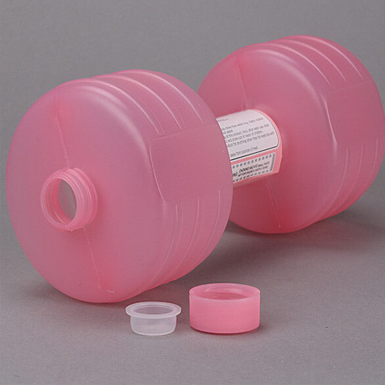 Portable Water-Filled Dumbbells - Adjustable Weight Fitness Hand Weights Fitness Hand Weights for Home, Travel & Yoga
