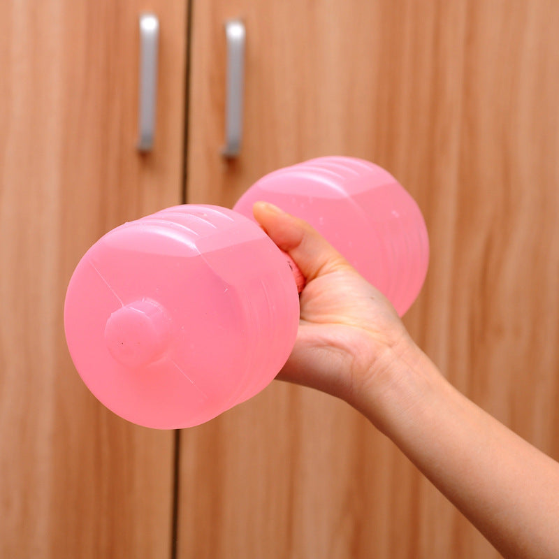 Portable Water-Filled Dumbbells - Adjustable Weight Fitness Hand Weights Fitness Hand Weights for Home, Travel & Yoga