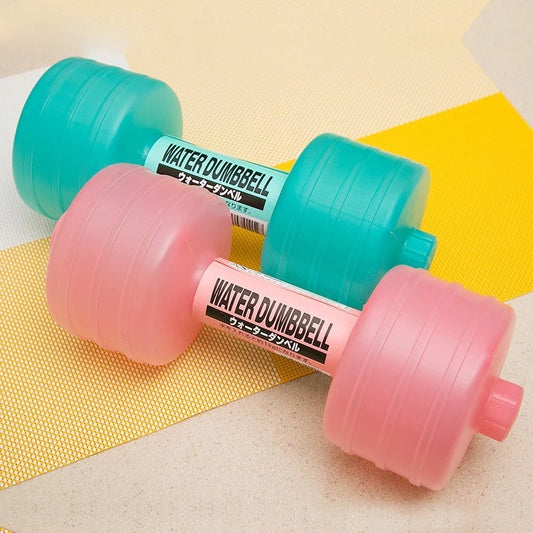 Portable Water-Filled Dumbbells - Adjustable Weight Fitness Hand Weights Fitness Hand Weights for Home, Travel & Yoga