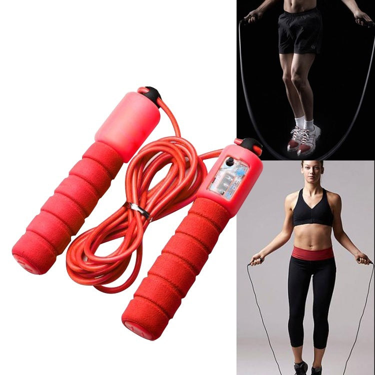 Adjustable Skipping Rope with Counter Speed Jump Rope for Cardio, Boxing, and Fitness Training