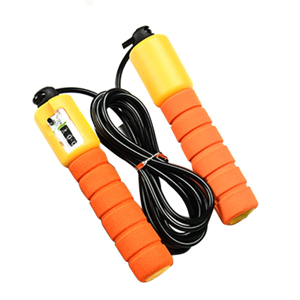 Adjustable Skipping Rope with Counter Speed Jump Rope for Cardio, Boxing, and Fitness Training