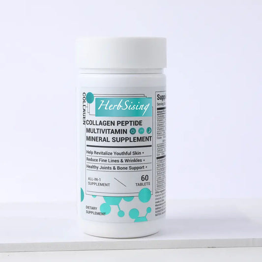 Collagen Peptides & Multivitamin for Women -- Anti- Aging. Skin, Hair, & Joint Support (60 Tablets)