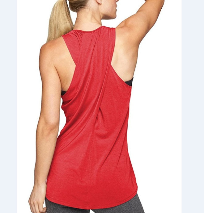 Breathable Racerback Workout Tank -- Women's Fitness & Yoga Top