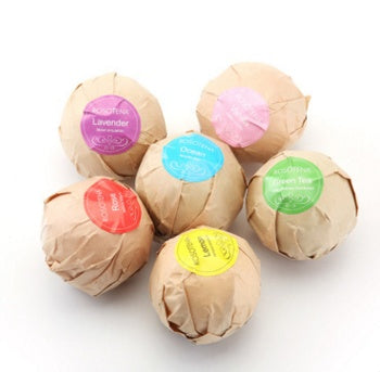 Luxury Organic Bath Bomb Gift Set - 6 Natural Scents for Relaxation, Skin Care & and Aromatherapy