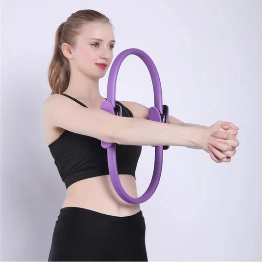 Yoga Pilates Ring -- Unbreakable Thigh, Abs & Leg Toning Circle for Home Workouts