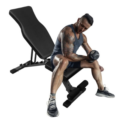 Multi-Purpose Adjustable Workout Bench -- Foldable for Home Gym