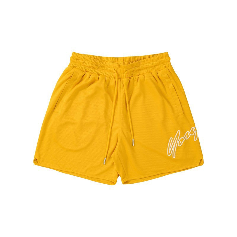 New American Style Men's Workout Shorts - Breathable & Sporty Fit