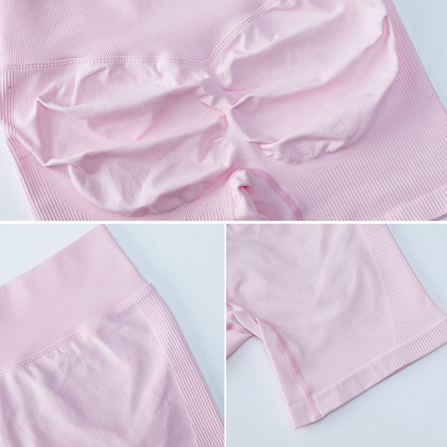High Waist Seamless Yoga Shorts -- Butt Lift, Quick-Dry Squat-Proof Gym Shorts