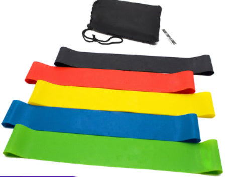“5-Pack Resistance Bands Set – Exercise & Yoga Fitness Loops for Strength Training, Pilates, Rehab & Home Workouts”