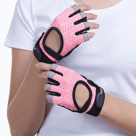 Breathable Anti-Slip Fitness Gloves -- Weightlifting, Gym & Training Support